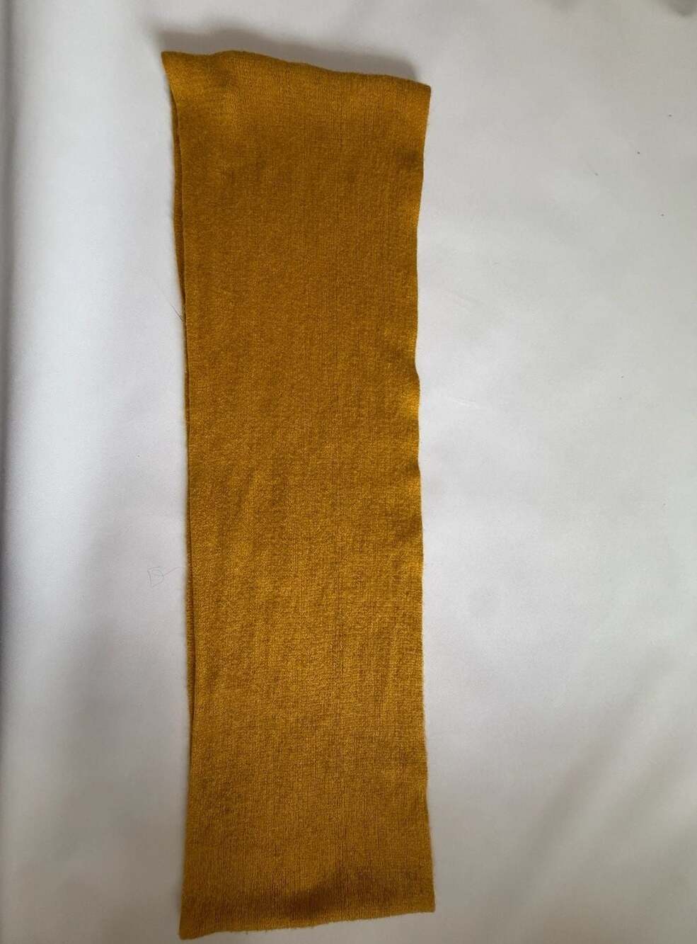 Love Culture Mustard Yellow Knit Scarf 100% Acrylic Lightweight Winter